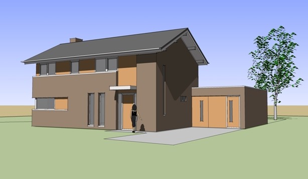 eenvoudige visualisatie woonhuis