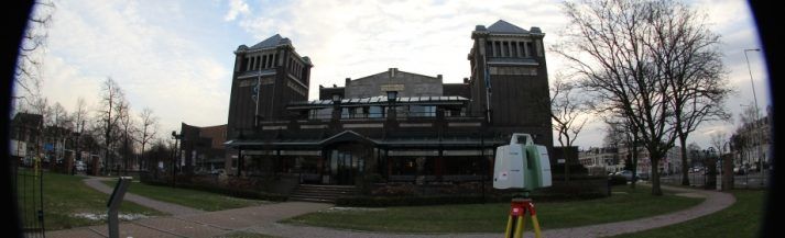 3d-laserscanning-vereeniging-nijmegen 3D opname met laserscanner van schouwburg de vereeniging te Nijmegen