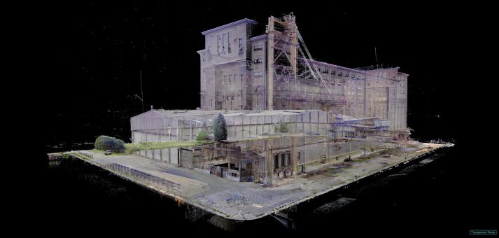 point cloud 3D scan documentatie SAMGA
