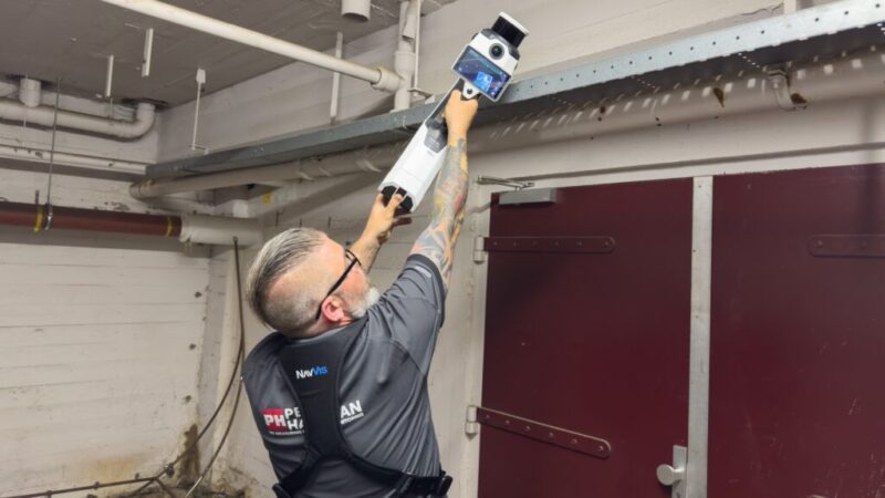 3D laserscannen van moeilijk toegankelijke plekken met de NavVis MLX mobiele 3D laserscanner